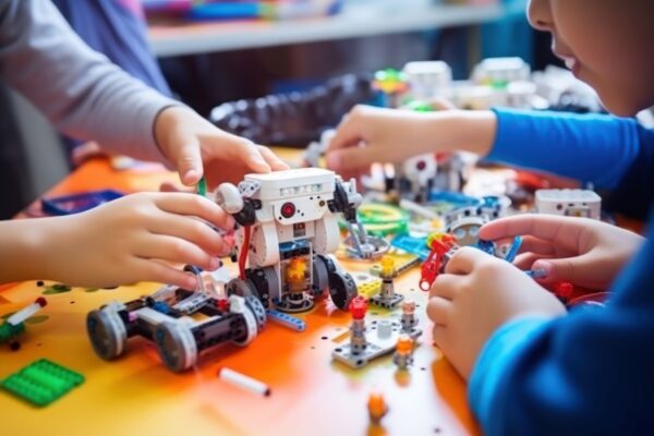 Kinder lernen spielerisch mit Roboter-Bausatz, Förderung wissenschaftlicher Bildung