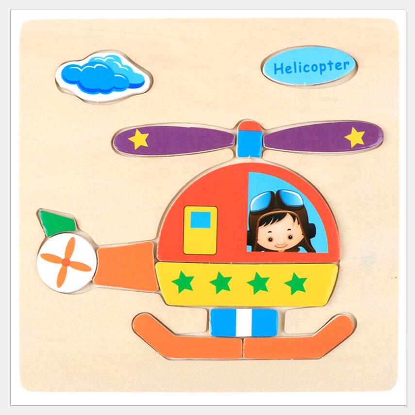 Dieses farbenfrohe Holzpuzzle in Helikopterform ist ein ideales Lernspielzeug von EverParent, das Kindern hilft, Fahrzeugnamen auf Englisch zu lernen. Mit lebendigen Farben und einfach zu greifenden Teilen ist es perfekt für kleine Hände und junge Entdecker.